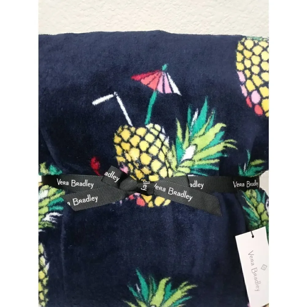 Vera Bradley Fleece Throw Toucan Party Blanket -T